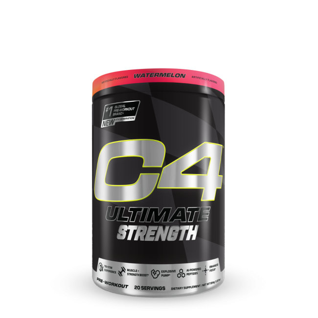 Cellucor C4 Ultimate Strenght Pre-workout, Formula Avansata Pentru Forta Cu Aroma De Pepene Rosu, 554 G Cellucor C4 Ultimate Strenght Pre-workout, Formula Avansata Pentru Forta Cu Aroma De Pepene Rosu, 554 G