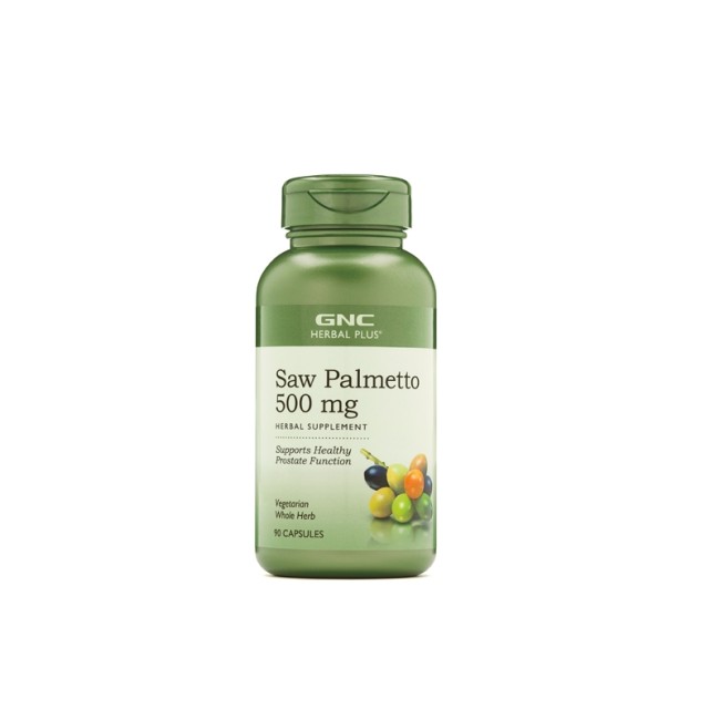 Gnc Herbal Plus Saw Palmetto 500 Mg, Extract Din Palmier Pitic, 90 Cps Gnc Herbal Plus Saw Palmetto 500 Mg, Extract Din Palmier Pitic, 90 Cps