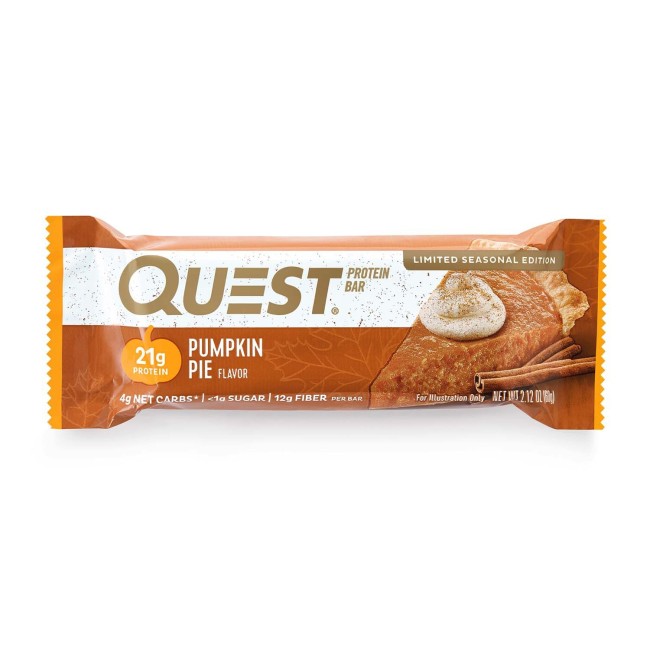 Quest Protein Bar, Baton Proteic Cu Aroma De Dovleac Editie Limitata, 60 G
