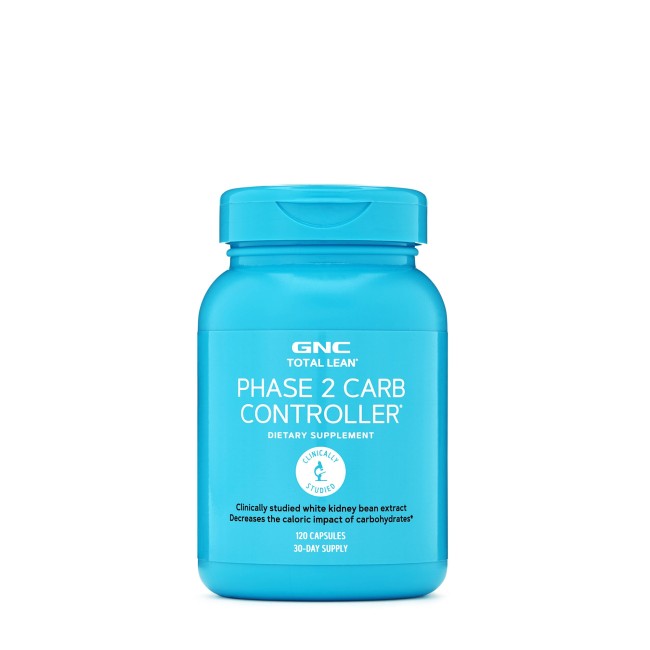 Gnc Total Lean Phase 2 Carb Controller, Controlul Carbohidratilor, 120 Cps