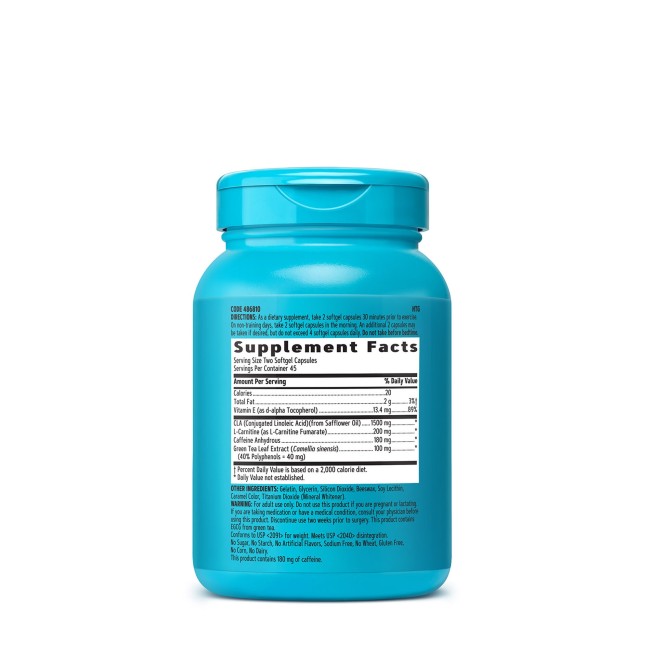 Gnc Total Lean Thermo Cla, Acid Linoleic Conjugat, Formula Energizanta , 90 Cps