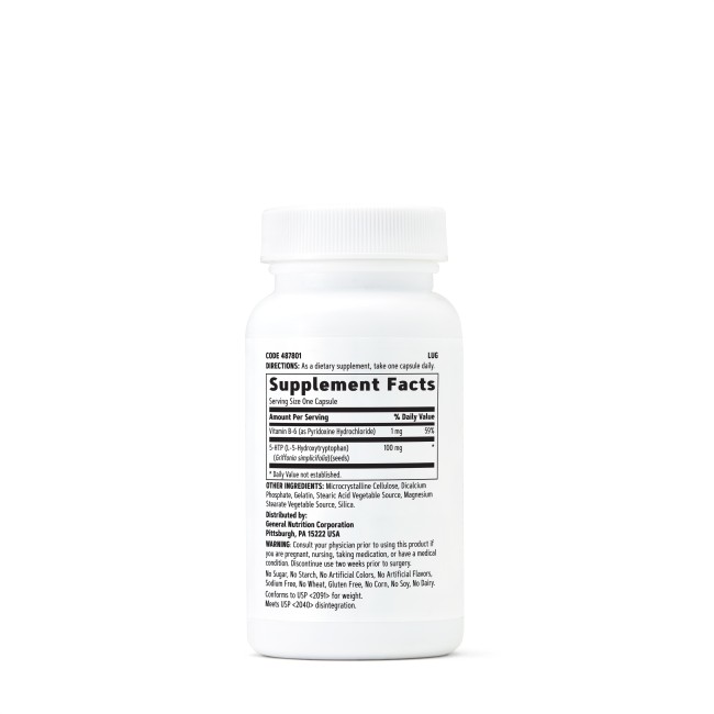Gnc 5-htp 100 Mg, 30 Cps Gnc 5-htp 100 Mg, 30 Cps