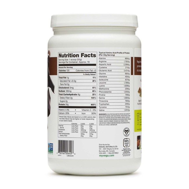Vega Protein And Greens, Proteina Vegetala Si Verdeturi, Cu Aroma De Ciocolata, 618 G Vega Protein And Greens, Proteina Vegetala Si Verdeturi, Cu Aroma De Ciocolata, 618 G