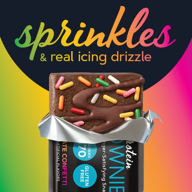 Gnc Total Lean Protein Brownie Chocolate Confetti, Prajitura Brownie Cu Aroma De Ciocolata Si Confetti, 45 G Gnc Total Lean Protein Brownie Chocolate Confetti, Prajitura Brownie Cu Aroma De Ciocolata Si Confetti, 45 G
