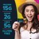 Gnc Total Lean Protein Brownie Chocolate Confetti, Prajitura Brownie Cu Aroma De Ciocolata Si Confetti, 45 G Gnc Total Lean Protein Brownie Chocolate Confetti, Prajitura Brownie Cu Aroma De Ciocolata Si Confetti, 45 G