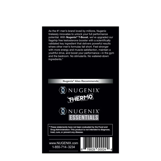 Nugenix T-boost, Formula Avansata Pentru Cresterea Nivelului De Testosterone, 90 Cps