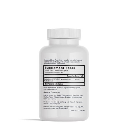 Doctor’s Best Nattokinase 2000 Fu, Suport Natural Pentru Sanatatea Cardiovasculara, 90 Cps