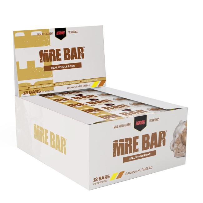 Redcon1 Mre Bar Baton Proteic Cu Aroma De Paine Cu Nuci Si Banane, 67 G Redcon1 Mre Bar Baton Proteic Cu Aroma De Paine Cu Nuci Si Banane, 67 G