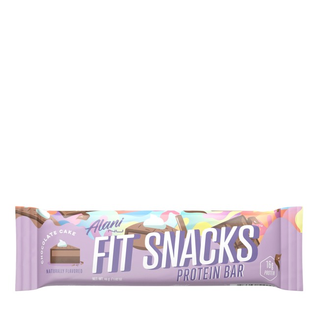 Alani Nu Fit Snacks Baton Proteic Cu Aroma De Prajitura Cu Ciocolata, 46 G Alani Nu Fit Snacks Baton Proteic Cu Aroma De Prajitura Cu Ciocolata, 46 G