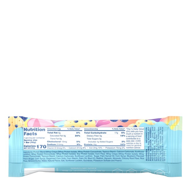 Alani Nu Fit Snacks Baton Proteic Cu Aroma De Briosa Cu Afine, 46 G Alani Nu Fit Snacks Baton Proteic Cu Aroma De Briosa Cu Afine, 46 G