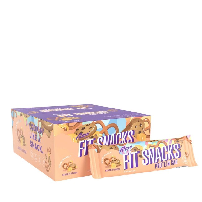 Alani Nu Fit Snacks Baton Proteic Cu Aroma De Munchies, 46 G