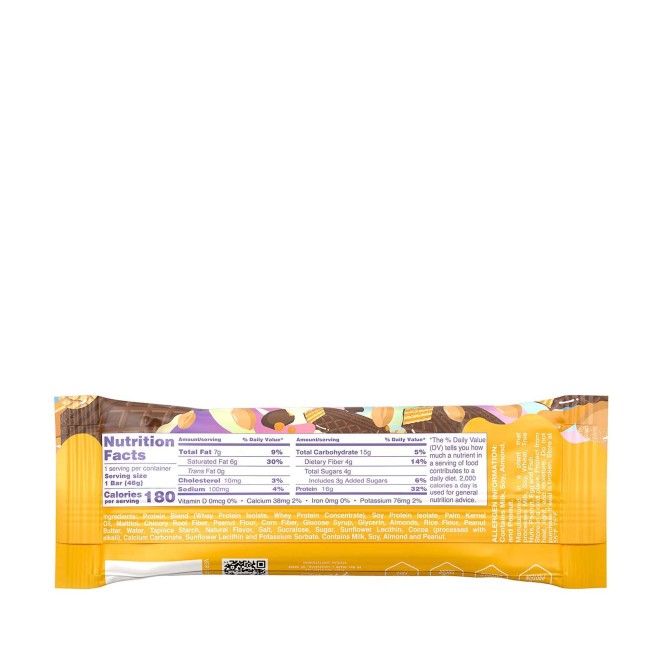 Alani Nu Fit Snacks Baton Proteic Cu Aroma De Peanut Butter Crisp, 46 G