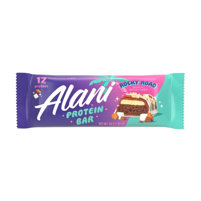 Alani Nu Fit Snacks Baton Proteic Cu Aroma De Rocky Road, 48 G Alani Nu Fit Snacks Baton Proteic Cu Aroma De Rocky Road, 48 G