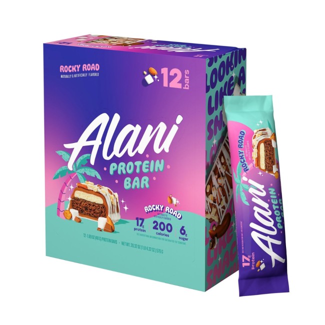 Alani Nu Fit Snacks Baton Proteic Cu Aroma De Rocky Road, 48 G Alani Nu Fit Snacks Baton Proteic Cu Aroma De Rocky Road, 48 G