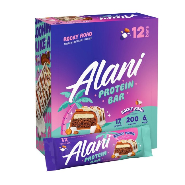 Alani Nu Fit Snacks Baton Proteic Cu Aroma De Rocky Road, 48 G Alani Nu Fit Snacks Baton Proteic Cu Aroma De Rocky Road, 48 G