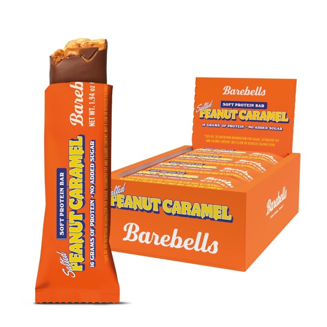 Barebells Soft Protein Bar, Baton Proteic Cu Aroma De Caramel Si Arahide Sarate, 55 G