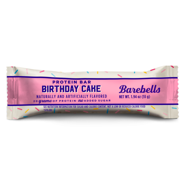 Barebells Protein Bar Birthday Cake, Baton Proteic Cu Aroma De Birthday Cake , 55g