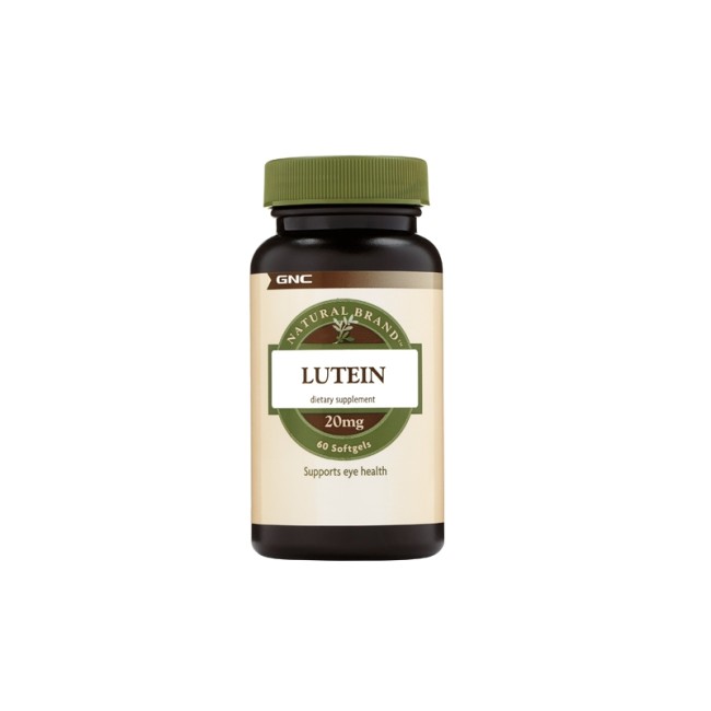 Gnc Natural Brand Luteina 20 Mg, 60 Cps