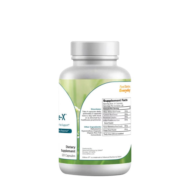 Zahler Inflame-x Pain Support, Formula Avansata Pentru Reducerea Inflamatiilor, 120 Cps Zahler Inflame-x Pain Support, Formula Avansata Pentru Reducerea Inflamatiilor, 120 Cps