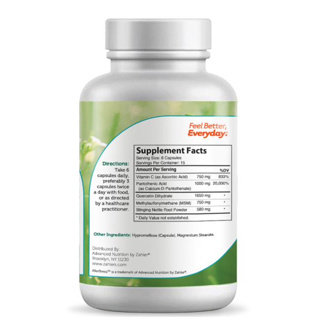 Zahler Allerbreez, Formula Speciala Pentru Sanatatea Cailor Respiratorii Si Alergii, 90 Cps Zahler Allerbreez, Formula Speciala Pentru Sanatatea Cailor Respiratorii Si Alergii, 90 Cps