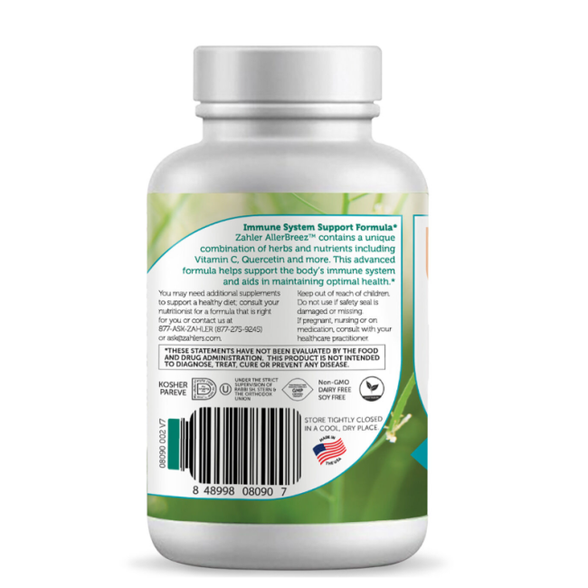 Zahler Allerbreez, Formula Speciala Pentru Sanatatea Cailor Respiratorii Si Alergii, 90 Cps Zahler Allerbreez, Formula Speciala Pentru Sanatatea Cailor Respiratorii Si Alergii, 90 Cps