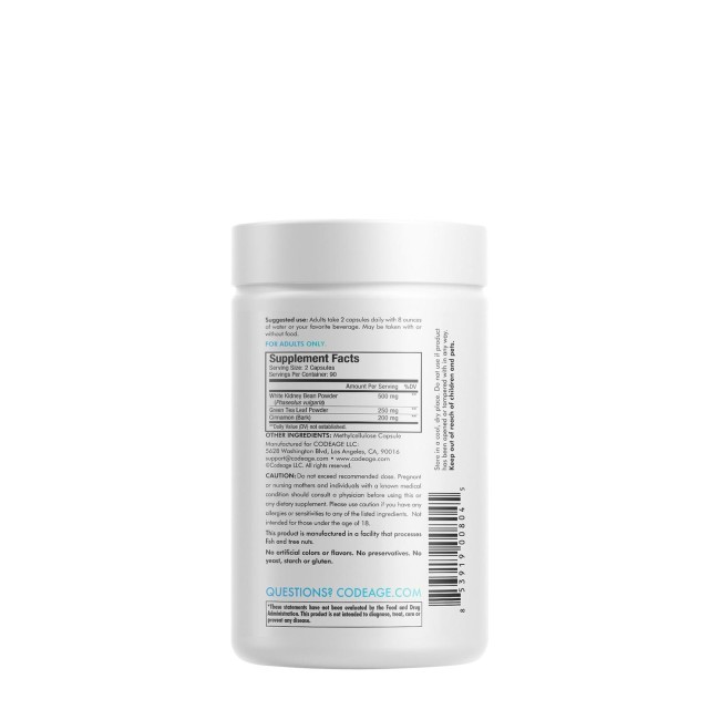 Codeage Keto Carb Focus, Formula Pentru Inhibarea Asimilarii De Carbohidrati, 180 Cps Codeage Keto Carb Focus, Formula Pentru Inhibarea Asimilarii De Carbohidrati, 180 Cps