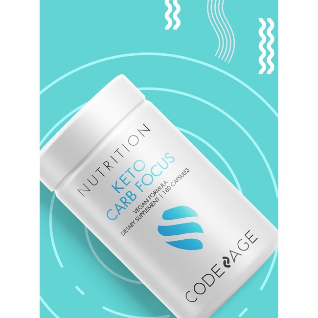 Codeage Keto Carb Focus, Formula Pentru Inhibarea Asimilarii De Carbohidrati, 180 Cps Codeage Keto Carb Focus, Formula Pentru Inhibarea Asimilarii De Carbohidrati, 180 Cps