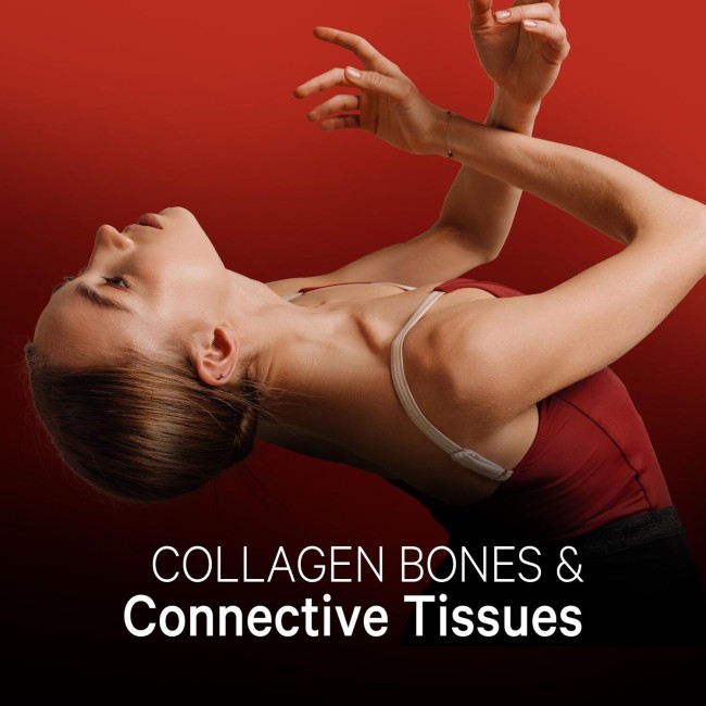 Codeage Bone Broth Collagen Peptides, Peptide Din Colagen De Tipul I, Ii & Iii Din Fiertura De Oase Cu Turmeric Si Ashwagandha, 180 Cps