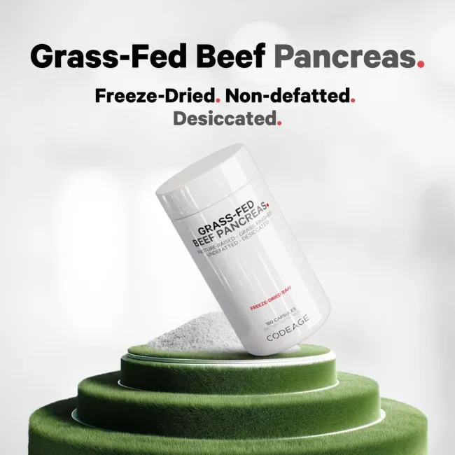 Codeage Grass-fed Beef Pancreas, Formula Premium Pentru Sustinerea ...