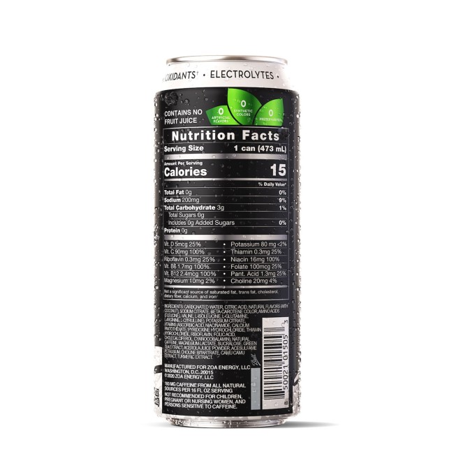 Zoa Energy Drink Zero Sugar Bautura Energizanta 0 Zahar Cu Aroma De Cocos Si Ananas, 473ml Zoa Energy Drink Zero Sugar Bautura Energizanta 0 Zahar Cu Aroma De Cocos Si Ananas, 473ml