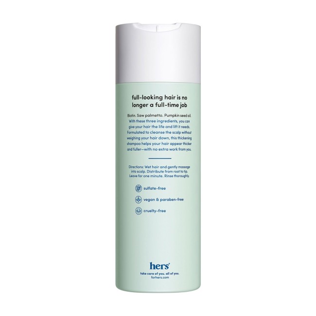 Hers Sampon Pentru Femei Triple Treat Cu 3 Ingrediente Active, 190 Ml Hers Sampon Pentru Femei Triple Treat Cu 3 Ingrediente Active, 190 Ml