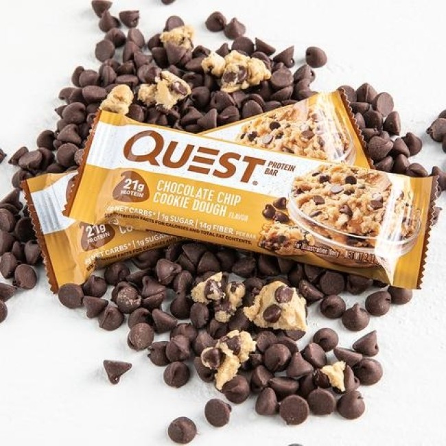 Quest Protein Bar, Baton Proteic, Cu Aroma De Fulgi De Ciocolata, 60g Quest Protein Bar, Baton Proteic, Cu Aroma De Fulgi De Ciocolata, 60g