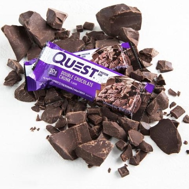 Quest Protein Bar, Baton Proteic, Cu Aroma De Ciocolata, 60g Quest Protein Bar, Baton Proteic, Cu Aroma De Ciocolata, 60g