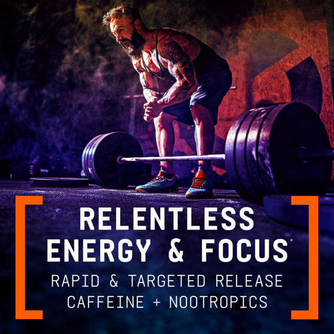 Beyond Raw Lit V2 Pre-workout With Crisp Blue Raspberry Flavor, Pre-workout Cu Aroma De Zmeura Albastra, 479.7 G
