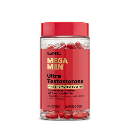 Gnc Mega Men Ultra Testosterone, Formula Avansata Pentru Cresterea Testosteronului Liber Si Total, 120 Cps Gnc Mega Men Ultra Testosterone, Formula Avansata Pentru Cresterea Testosteronului Liber Si Total, 120 Cps