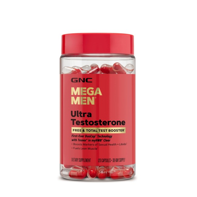 Gnc Mega Men Ultra Testosterone, Formula Avansata Pentru Cresterea Testosteronului Liber Si Total, 120 Cps Gnc Mega Men Ultra Testosterone, Formula Avansata Pentru Cresterea Testosteronului Liber Si Total, 120 Cps