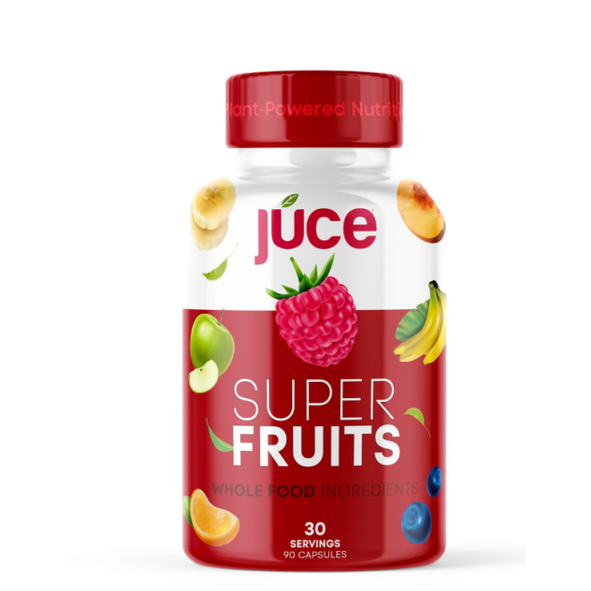 Terra Kai Organics Juce Super Fruits And Veggies, Complex De Fructe Si Legume Organice, 180 Cps Terra Kai Organics Juce Super Fruits And Veggies, Complex De Fructe Si Legume Organice, 180 Cps