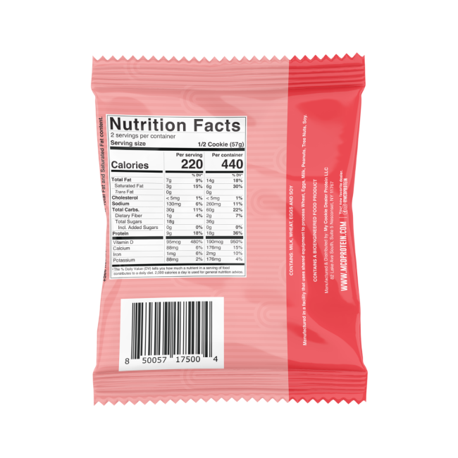 My Cookie Dealer Protein Cookie - Strawberry Toaster Pastry Flavor, Biscuit Proteic Cu Aroma De Prajitura Cu Capsuni, 113 G