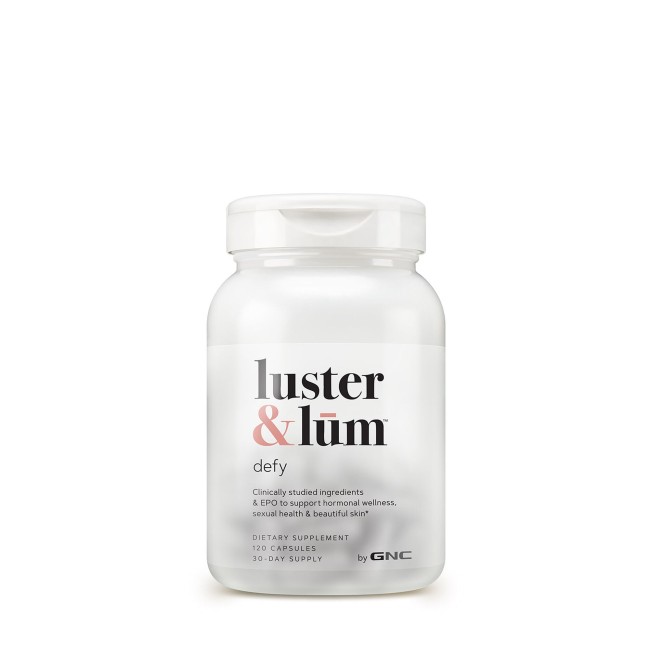 Gnc Luster & Lum Defy, Suport Hormonal Si Piele Frumoasa, 120 Cps Gnc Luster & Lum Defy, Suport Hormonal Si Piele Frumoasa, 120 Cps