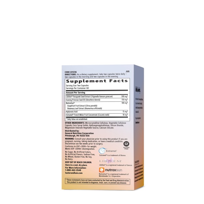 Gnc Luster & Lum Defy, Suport Hormonal Si Piele Frumoasa, 120 Cps Gnc Luster & Lum Defy, Suport Hormonal Si Piele Frumoasa, 120 Cps