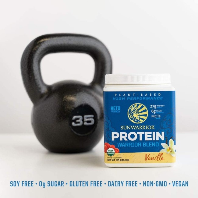 Sunwarrior Plant-based Organic Protein, Proteina Organica Vegana, Cu Aroma De Vanilie, 375 G Sunwarrior Plant-based Organic Protein, Proteina Organica Vegana, Cu Aroma De Vanilie, 375 G