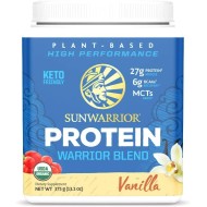 Sunwarrior Plant-based Organic Protein, Proteina Organica Vegana, Cu Aroma De Vanilie, 375 G