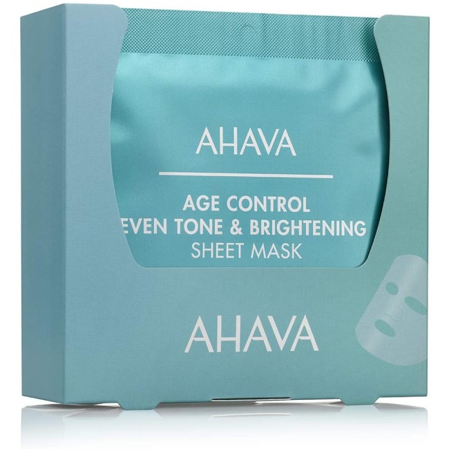 Ahava Age Control Even Tone & Brightenning Sheet Mask,  Masca Pentru Intinerirea Si Fermitatea Tenului, 17 G