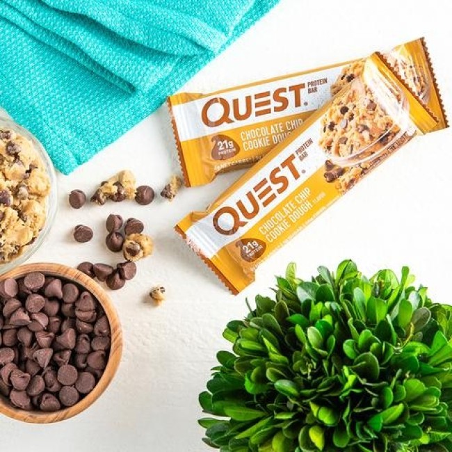 Quest Protein Bar, Baton Proteic, Cu Aroma De Fulgi De Ciocolata, 60g Quest Protein Bar, Baton Proteic, Cu Aroma De Fulgi De Ciocolata, 60g