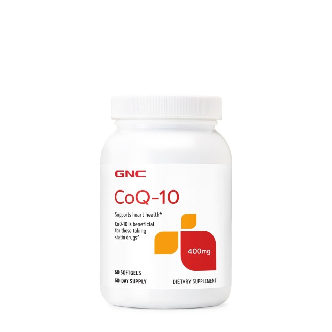 Gnc Coq-10  Naturala 400 Mg, Coenzima Q-10, 60 Cps