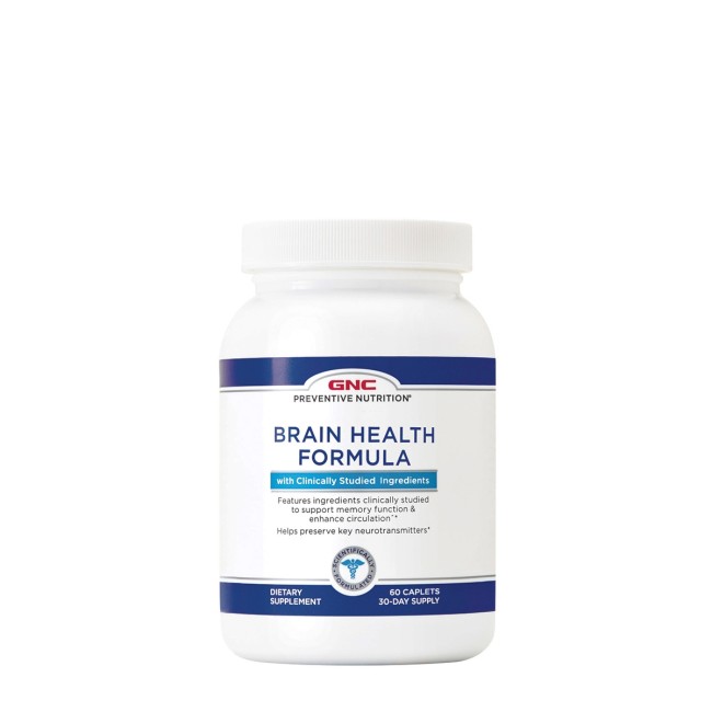 Gnc Preventive Nutrition Brain Health, Formula Pentru Sanatatea Sistemului Nervos, 60 Tb