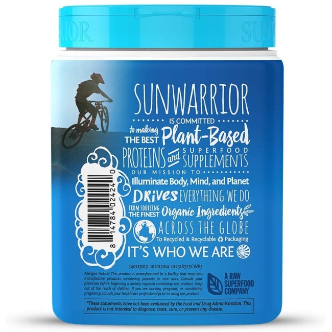 Sunwarrior Plant-based Organic Protein, Proteina Organica Vegana, Cu Aroma De Ciocolata, 375 G Sunwarrior Plant-based Organic Protein, Proteina Organica Vegana, Cu Aroma De Ciocolata, 375 G