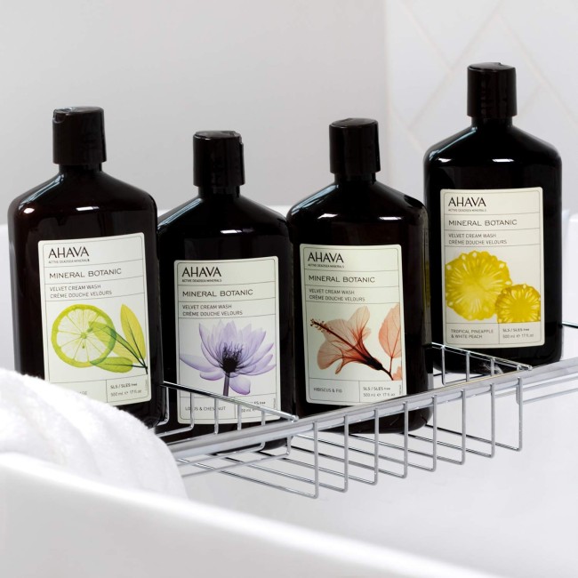 Ahava Mineral Botanic Cream Wash Hibiscus, Crema De Dus Cu Hibiscus Si Smochin, 500 Ml