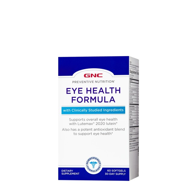 Gnc Preventive Nutrition Eye Health, Formula Pentru Sanatatea Ochilor, 60 Cps Gnc Preventive Nutrition Eye Health, Formula Pentru Sanatatea Ochilor, 60 Cps