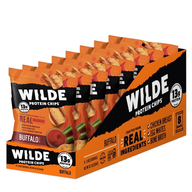 Wilde Protein Chips, Chipsuri Proteice Cu Aroma Buffalo, 38 G